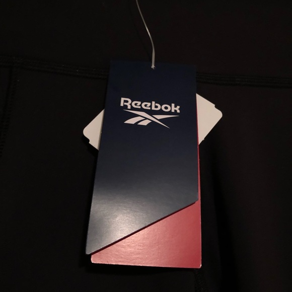 NWT Reebok Womens Lux Leggings Gym High Rise Workout Black Premium Tight… - Picture 4 of 14